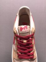 Bape Sk8 Sta Low 'Wheat Red' - Image 5