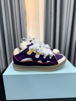 LANVIN × GALLERY DEPARTMENT LEATHER CURB SNEAKERS