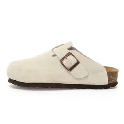 BIRKENSTOCK BOSTON SUEDE 'BEIGE GRAY'