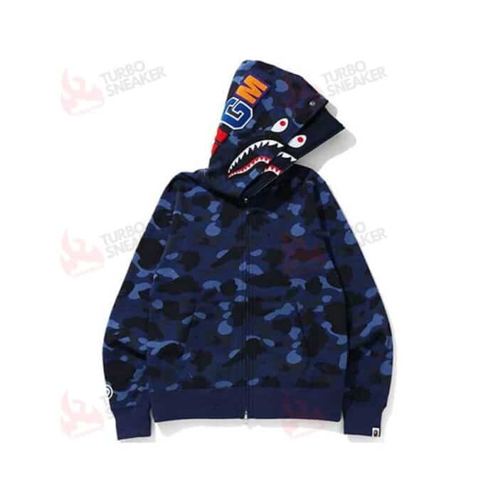 Bape 4-color zip-up hoodie - Image 4