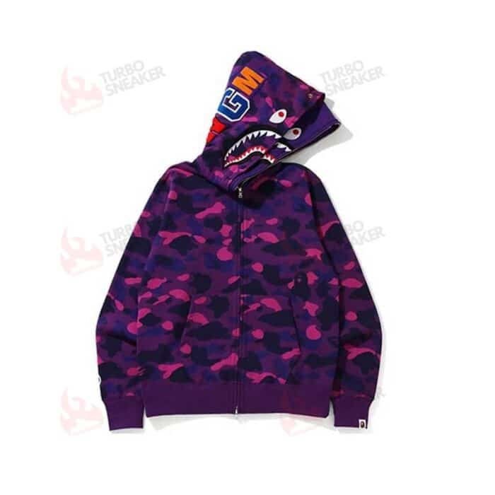 Bape 4-color zip-up hoodie - Image 5