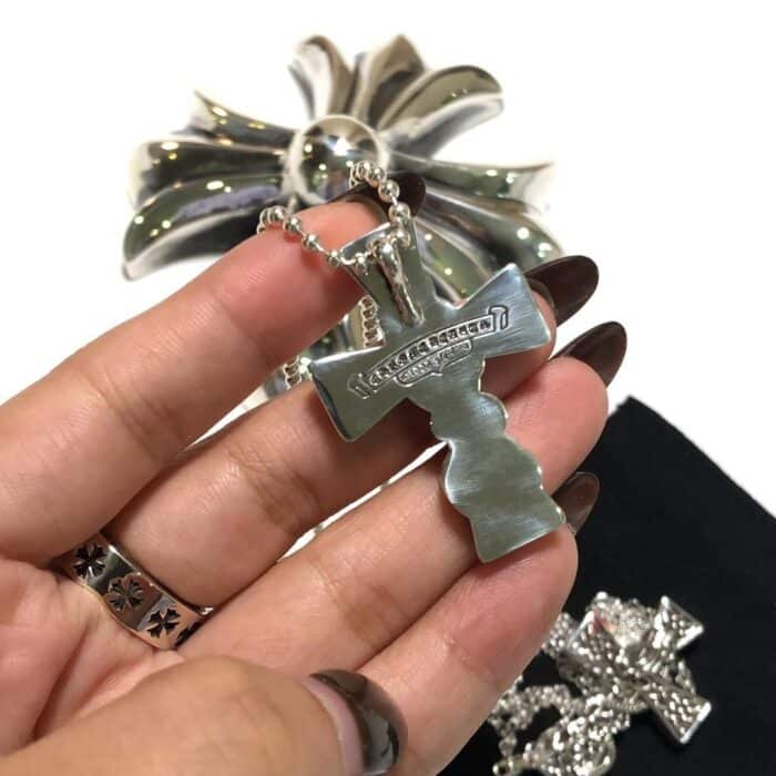 Chrome Hearts Celtic Cross Dragon Necklace - Image 5