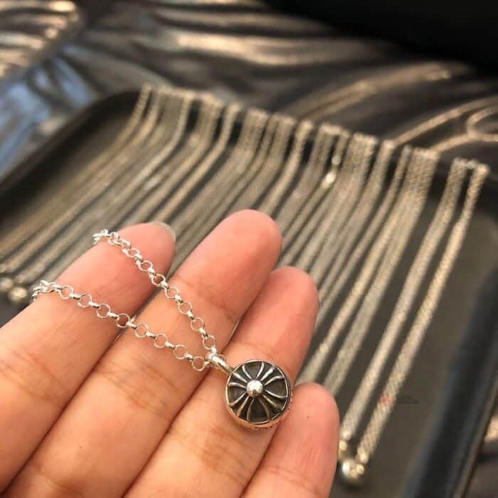 Chrome Hearts Cross Ball Necklace - Image 4