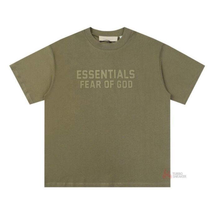 ESSENTIALS Embossed Flocking T-Shirt - Image 4