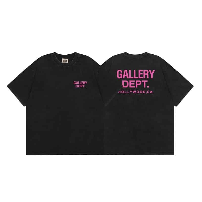 wsxc1742314641960_0 SS25 GALLERY DEPT Vintage Washed Limited Print T-Shirt - Image 1