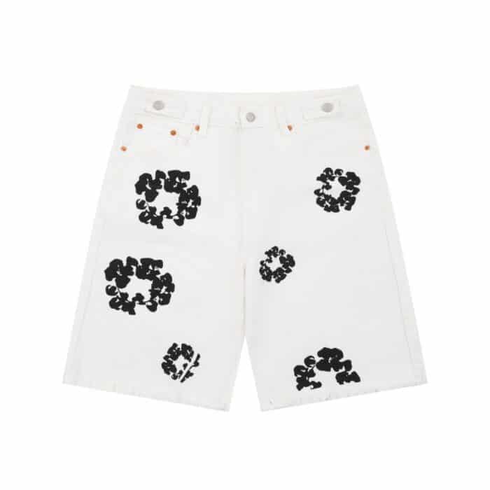 Denim Tears Cotton Wreath Denim Shorts - Image 6