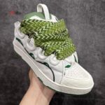 Lanvin Leather Curb Sneakers - Image 9