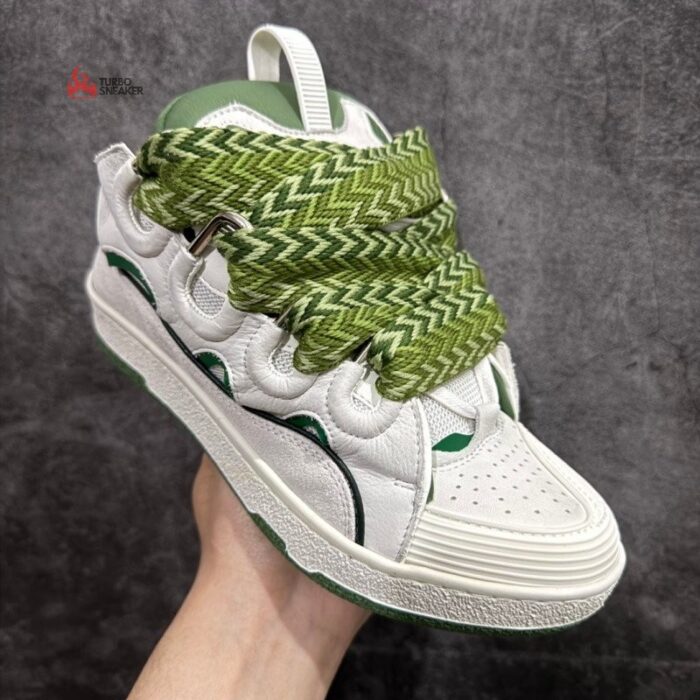 Lanvin Leather Curb Sneakers - Image 9