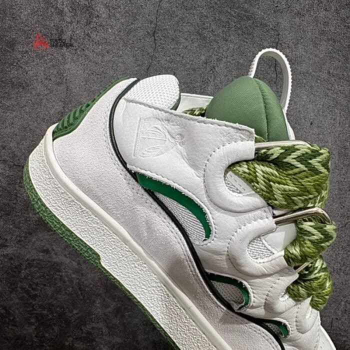 Lanvin Leather Curb Sneakers - Image 5