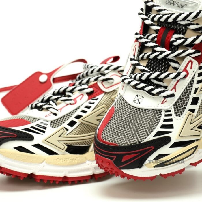 OFF-WHITE™ BE RIGHT BACK ‘GRAY RED’ - Image 8