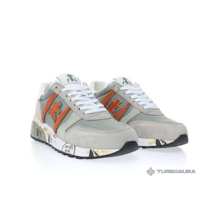 Lander Trainers 'Orange Gray' - Image 6