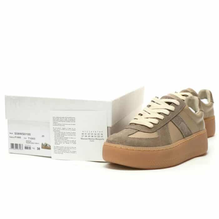 Replica Wedge Sneaker Beige - Image 9